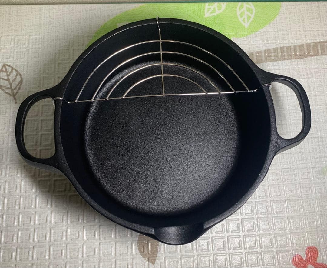 Amazon | 南部鉄器 盛榮堂 天ぷら鍋 20Cm クックエース 鋳物 鉄鍋